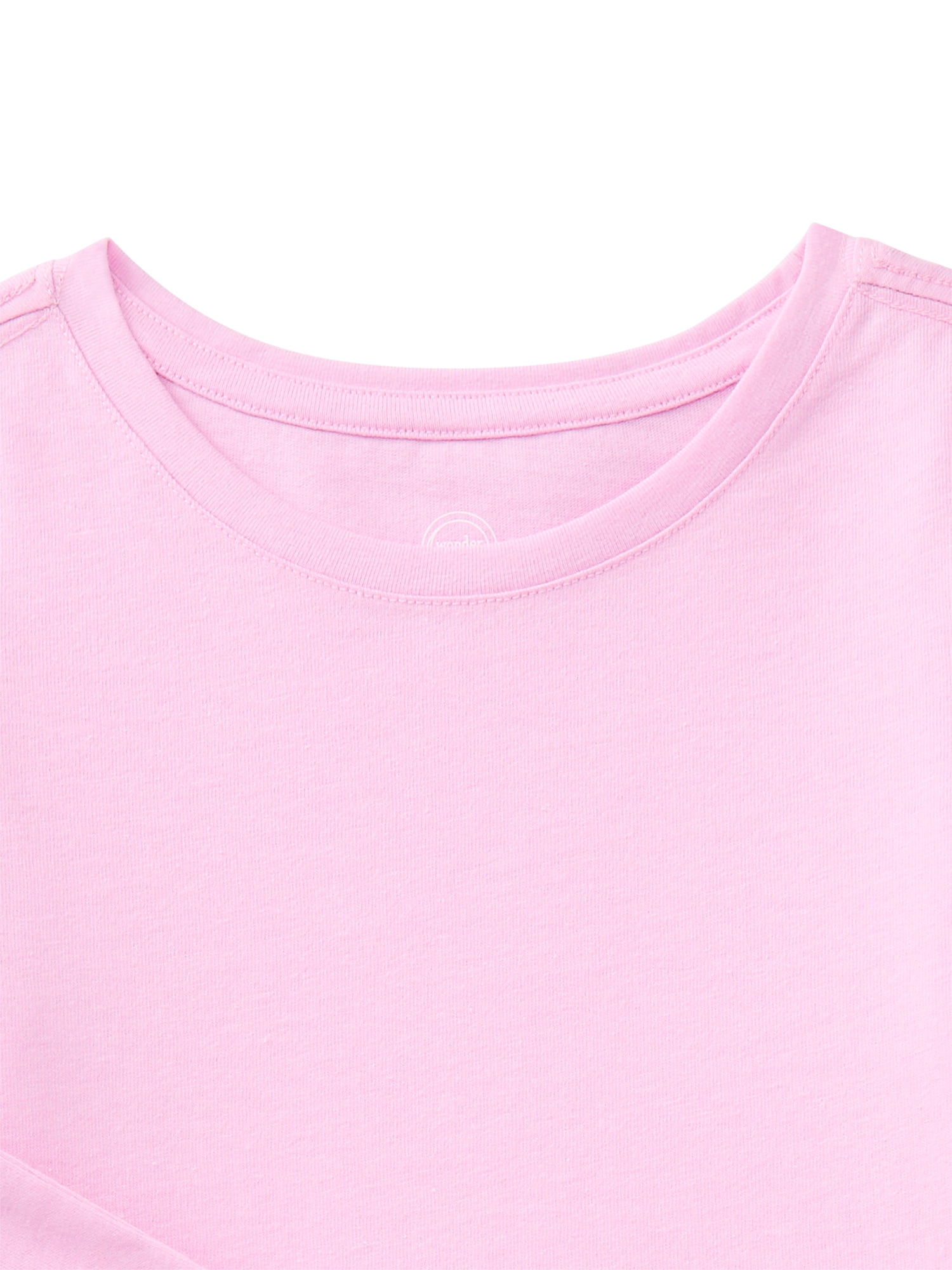 Wonder Nation Toddler Girls Tee with Long Sleeves, Sizes 18M-5T