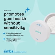 Zimba Activated Enamel Vegan Mint Teeth Whitening Powder