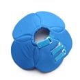 thumbnail image 2 of Waterproof Flower Soft Dog Collar - Adjustable Pet Cone E-Collar for Grooming Recovery & Protection - Suitable for Small to Medium Dogs - Blue (M Neck: 30-33cm), 2 of 4