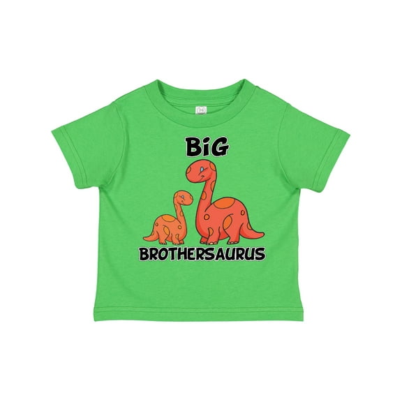 Inktastic Big Brothersaurus with Cute Sibling Dinosaurs Boys Toddler T-Shirt