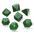thumbnail image 5 of Ensemble de dés 35/21/7 Pcs Multi-Faces Polyédriques D4 D6 D8 D10 D12 D20 dés pour Jeu de Rôle Table de Jeu Math Table RPG, 5 of 5