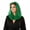 Green, variant on Women's Sheer Scarf Hijab Sequin Trim Solid Color Lightweight Breathable Muslim Head Wrap Shawl Hood Head Cover Gray