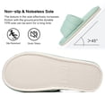thumbnail image 5 of Ecetana Slippers for Women Open Toe Slippers Memory Foam Slip On Bedroom Slippers Indoor House Shoes, 5 of 7