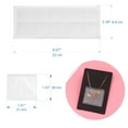 thumbnail image 6 of 50pcs Opp Self-adhesive Plastic Bag Earrings Display Necklaces Cards For Jewelry Making Cardboard Paper DIY Packages Supply 6x9cm B type Brown 50 Pieces, 6 of 6