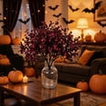 thumbnail image 6 of 5 Branch Star Flower Bouquet, Artificial Baby Breath Plum Stem, Centerpiece for Halloween Home Decoration Arrangement, 6 of 6