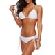 thumbnail image 4 of WILLBEST Trajes de Baño Para Mujer, Conjunto de Bikini Bandeau Con Push-Up, Traje de Baño Brasileño, Traje de Baño de Playa 4633, 4 of 6