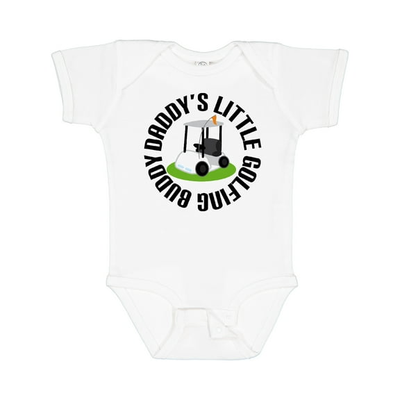 Inktastic Daddys Little Golfing Buddy Boys or Girls Baby Bodysuit