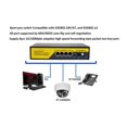 48V POE Switch 4 Port Network Switch 100Mbps Smart IP Switch