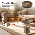 thumbnail image 5 of ENTU Multifunctional Cat Scratch Pole Retractable Corrugated Design Track Bell Ball 37.50in 37.50in 26.00in 1.77lbs, 5 of 6
