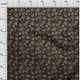 thumbnail image 3 of oneOone Polyester Spandex Black Fabric Floral Fabric For Sewing Printed Craft Fabric By The Yard 56 Inch Wide, 3 of 5
