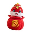 thumbnail image 1 of Muñeco de serpiente de Año Nuevo 2025, juguete de peluche de serpiente china, suave muñeco de peluche de animal serpiente 50 cm, 1 of 9
