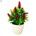 thumbnail image 2 of SPRING PARK Artificial Fruit Tree Bonsai with Plastic Pot, Potted Plants for Home Table Desk Office Bathroom Decor, 2 of 3