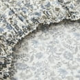 thumbnail image 5 of Lush Decor Lillian Block Print Cotton Sheet Set 4 Piece Set Queen Blue - Floral Sheets - Botanical Print - Blue Bed Sheets - Vintage Cottage Decor, 5 of 9