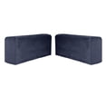 thumbnail image 4 of 2pcs Sofa Armrest Cover Thickened Stretch Couch Arm Protector Slipcover Antislip Stretch Removable Navy, 4 of 9