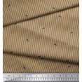 thumbnail image 3 of Soimoi Rayon Fabric Artistic Floral & Stripe Print Sewing Fabric Yard 42 Inch Wide, 3 of 3