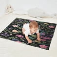 thumbnail image 2 of Pioneer Flower Floral Print Pattern Blanket,Comfortable Soft Lamb Wool Throw Blanket,All Season,Warm Lightweight Blankets for Sofa Bed Couch Living Room Chair,30"x40", 2 of 4