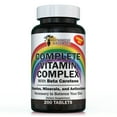 thumbnail image 5 of Sunshine Naturals Complete Multivitamin Complex for Immune and Bone Health, Adults, 200 Tablets, 5 of 5