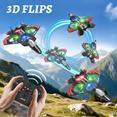 thumbnail image 3 of Foam Remote Control Airplanes RC Planes for Kids Adults, RC Airplane Fighter Jet with Light, 360° Flip Fighter Jet Toys, Stunt Roll, Airplane Toy Gifts for Kids Boys Brand: Tubokoro, 3 of 8