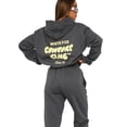 thumbnail image 5 of Primavera, otoño e invierno nuevo traje de mujer logotipo deportivo de moda jersey de manga larga Sudadera con capucha conjunto de dos piezas, 5 of 5