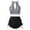 C385/Black, variant on XIYON Bikini Sets For Women Hollow Out Striped Prints Lacing Backless Swimwear Summer Two Piece Swimsuit Beach Bikini Bathing Suit 2026