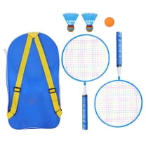 1 Set/6pcs Kids Badminton Racket Training Outdoor Sports Leisure Toys (Random Color)