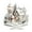 B, variant on Christmas House Snow Scene Decoration, 2D Flat Acrylic Hanging Decoration, Suitable for Festival Home Table Decor, 7.87x7.87 inch