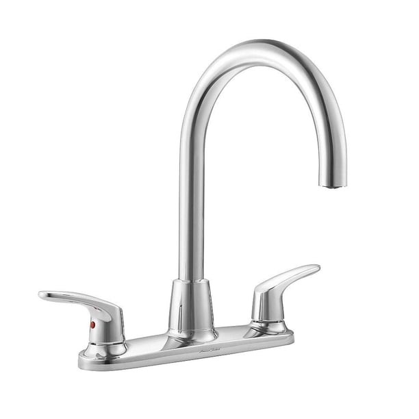 Grifo American Standard Colony Pro de dos manijas con arco alto cromado