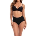 thumbnail image 2 of INNERSY Women's Cotton High Waisted Briefs 5-Pack Postpartum Full Coverage Underwear(3XL,Nude/Gray/Black), 2 of 7