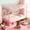 Pink, variant on Full Over Full Metal Bunk Bed , No Box Spring Needed, Easy Assemble