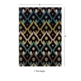 thumbnail image 3 of Linon Trio Ikat Hand Tufted Polyester 8'x10' Rug in Brown, 3 of 5