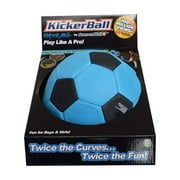 KickerBall by Swerve Sports – Curve & Swerve Soccer Ball for Kids & Adults – Fun Trick Shot Training Ball – Electric Blue