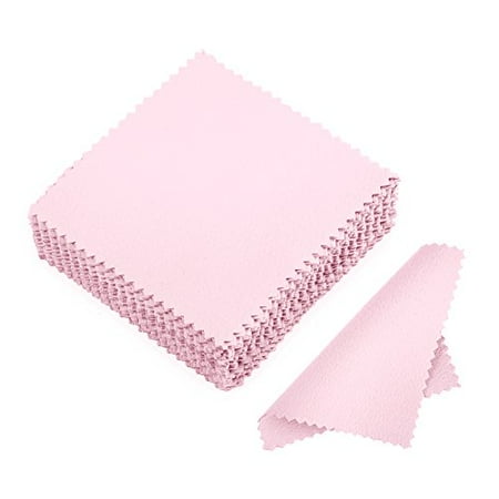 cloth 50pcs polishing platinum cleaning sterling jewelry silver pink gold