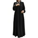 thumbnail image 1 of Vestidos Prolriy para mujer 2024 Vestido musulmán con estampado de lunares para mujer, ropa de oración de manga larga, vestidos de mujer negros S, 1 of 4