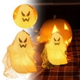 thumbnail image 2 of Light Up Halloween Ghost Decorations LED Ghost Figurines for Indoor Decor Cute Ghost Tabletop Centerpiece for Desk Shelf Mantel Halloween Party Supplies, 2 of 4
