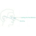 thumbnail image 3 of Qucyy Half Moon ame Reading Glasses (2 Pairs) - Spring Hinge Men and Women Rears, 3 of 5