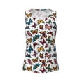 thumbnail image 4 of Gaeub Cute Butterfly Women's Workout Tank Tops Lightweight Sleeveless Shirts for Women for Athletic Running Tennis Yoga - Medium, 4 of 9