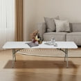 thumbnail image 7 of SUGIFT 8ft Folding Table, White Plastic Portable Banquet Table for Parties, Events & Outdoor Use, 7 of 7