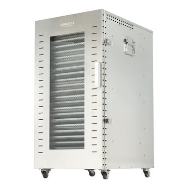 Cercker Commercial Food-Dehydrator Machine 22 Trays, 37.5ft² Large Dehydrator for Fruit, Twin 110V Plugs Beef Jerky Maker
