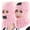 Pink, variant on 2 in 1 Scarf Knitted Hat Winter Beanie Hat with Ear Protectors Acrylic Outer for Maximum Warmth Elastic Neck Warmer and Cover for Outdoor Sports and Cold Weather Activitie 
