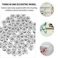 thumbnail image 2 of 100 Pcs Furniture Cam Lock Connectors Zinc Alloy Three-in-One Eccentric Wheel Nut for Cabinet Drawer Assembly, 2 of 6