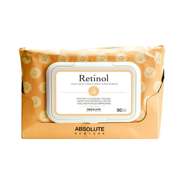 ABSOLUTE Maquillage Nettoyage Tissu 50CT - Rétinol