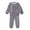 Grey, variant on Hwmodou Toddler Girl Clothes Sets Boys Girls Flannel Clothes Set Fluffy Sweatshirt Top Pants Winter Warm Soft Fuzzy Homewear With Sweatpants Activewear Clothes
