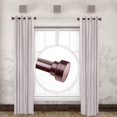 Rod Desyne 1" Side Curtain Rod, 1220 inch (Set of 2), Bronze