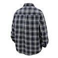 thumbnail image 3 of Men Clothing, Flannel Shirt for Men Plaid Long Sleeve Button Down Shirt Casual Fall Shirts with Front Pocket, 3 of 8