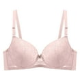 thumbnail image 2 of Great Gifts for Lesss Ofreoo Women's Cosnufy Sheer Balconette Bra Demi Unlined Plunge Lace Underwire, 2 of 3