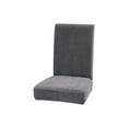 thumbnail image 2 of Stretchable Velvet Chair Covers for Dining Chairs - Washable & Removable Slipcovers for Home, Hotel, or Banquet Halls, 2 of 6
