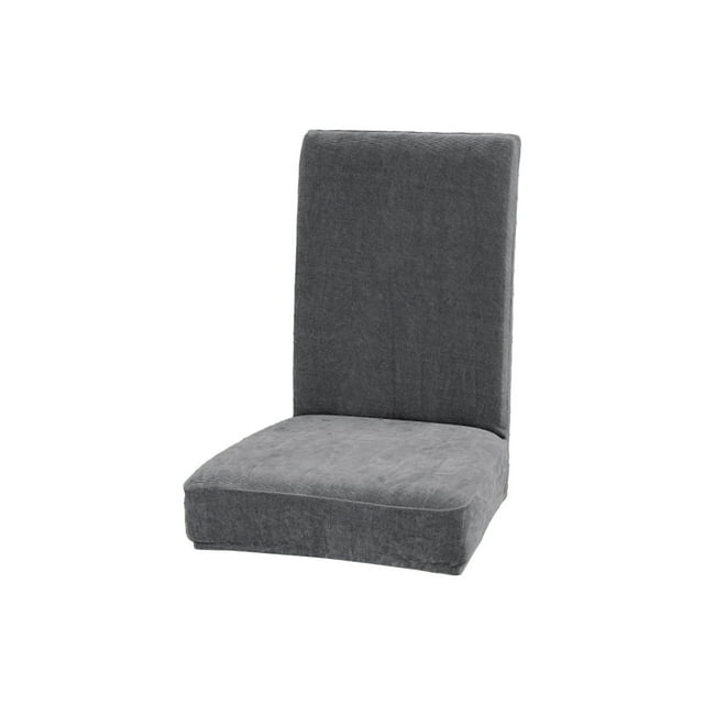 Cubiertas de Silla de Terciopelo para Sillas de Comedor Poliéster Estirable 42-52cm, Cubiertas de asiento de la Silla de Comedor Extraíble, Lavable, Elástico, para el Hogar, Hotel, Banquete, Protecció