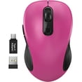 thumbnail image 1 of WisFox 2.4G Wireless  for Laptop, Ergonomic Computer  with USB Receiver and 3 Adjustable Levels, 6 Button Wireless Mice for Windows  PC Notebook (Grey), 1 of 8