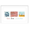 thumbnail image 7 of "Live Free Nantucket" by Tori Campisi Painting Print in Frame, 7 of 7