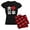 With Red Plaid Pant, variant on CafePress - Daisuki Nihon ~ Big Love Japan Pajamas - Women's Dark Pajamas